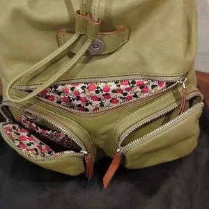 Vera Bradley Gallatin cargo backpack in olive cactus green leather Vera Bradley | Bags | Vera Bradley Olive Green Gallatin  main image 3